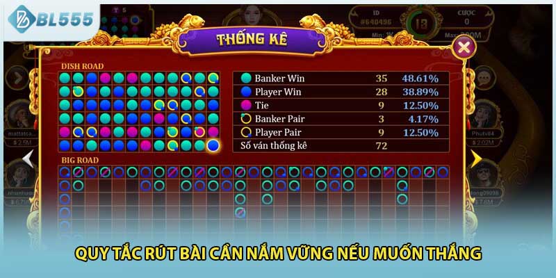 Quy tắc rút bài cần nắm vững nếu muốn thắng